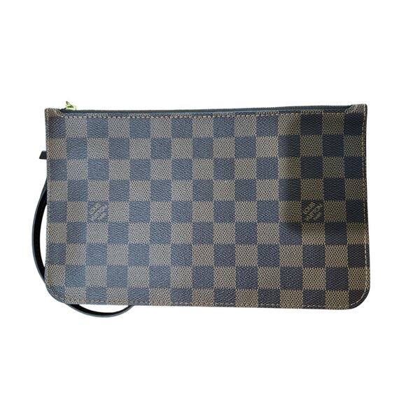 Louis Vuitton Damier Ebene Pouch Red Interior (14963) - Picture 2 of 8